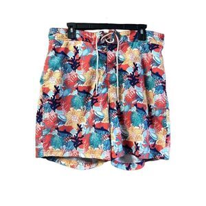 Nautica Size Large (L) Bright Coral Swim Trunks